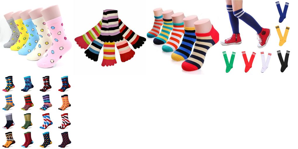 cheap colored socks